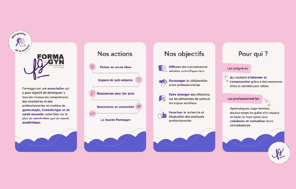 Extrait de stories à la une Instagram présentant Formagyn.
